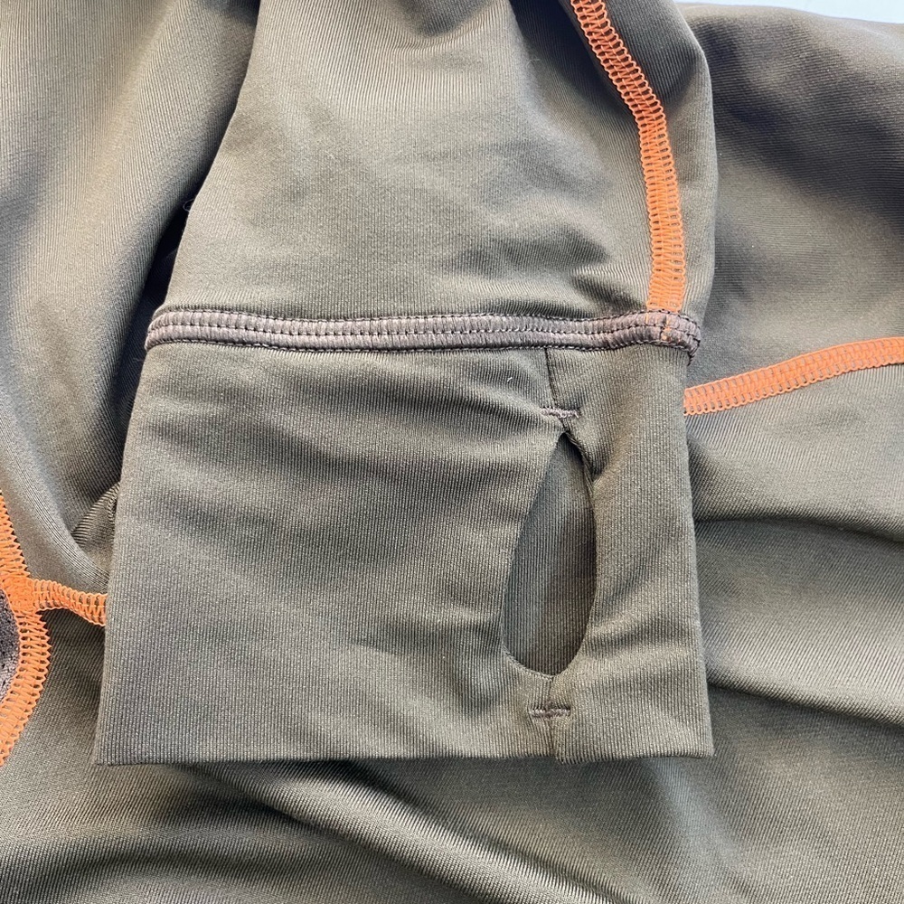 Alaskan Hardgear Athletic Long Sleeve Top Size XL Green with Orange Trim - Picture 7 of 7